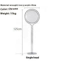 E27 LED Metal Chrome Desk Lamp with White Acrylic Ball Lights by Ljojo