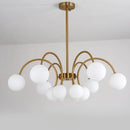 Modern Glass Ball LED Chandelier for Living Dining Room Kitchen Bedroom by Ljojo