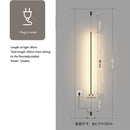 Ljojo Minimalist Slim LED Pendant Lamp for Living Room - Hanging Suspension Lighting