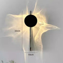 LED Ripple Wall Lamp Minimalist Sconce for Bedroom by Ljojo
