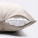 Ljojo Linen Tassel Pillow Cover 45*45cm - High-end Office Sofa Car Decor