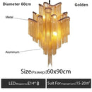Ljojo Luxury LED Ceiling Pendant Chandeliers for Duplex Staircase & Dining Room