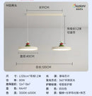 Ljojo Medieval Restaurant Pendant Light: Modern Nordic M Bean Flying Saucer Suspension Lamp