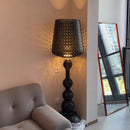 Italian Hollow Floor Lamp Acrylic Retro Atmosphere Wine Glass Lamp for Bedroom Sofa by Ljojo