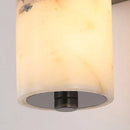 Ljojo Marble Wall Sconce: Black Metal Dimmable Light for Foyer, Bedroom, Stairs & Shop