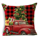 Ljojo Linen Christmas Cushion Cover 45x45cm Home Office Living Room Merry Christmas Gifts