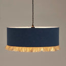 Japanese Cloth Pendant Lamp Retro Tassels Hanging Chandelier for Living Room - Ljojo