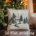 Christmas-Themed Cushion Covers with Fun Prints by Ljojo: Sofa, Bedroom, Car Pillow Cover