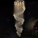 Ljojo Luxury Spiral Crystal Chandelier for Modern Interior Design