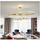Modern Led Chandelier Pendant Light for Living Room, Ljojo Acrylic Indoor Lighting Fixture.