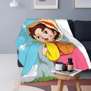 Heidi Alps Fleece Blanket Soft Cozy Throw Bedding for Sofa by Ljojo