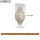 Modern Luxury Shell Chandelier LED Glossy Ceiling Lamp Home Decoration for Living Room by Ljojo