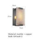 Ljojo Marble LED Wall Lights - Copper Gold Black Sconce