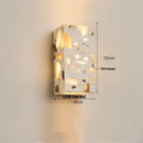 Ljojo LED Wall Light: Japanese Style, Waterproof, Terrazzo Fixture for Bedroom, Balcony, Hallway