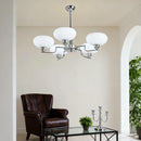 Nordic Vintage Silver LED Pendant Light for Living Room Dining Bedroom by Ljojo
