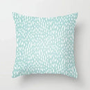 Ljojo Mint Green Geometric Print Lumbar Pillowcase