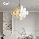 Modern Copper Pendant Light Luxury French Glass Designer Nordic Living Room Lamp By Ljojo