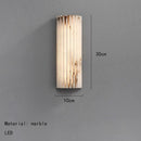 Ljojo Marble LED Wall Sconce for Art Deco Room Decoration