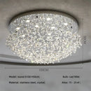 French Dining Room Crystal Led Pendant Lights - Modern Luxury Bar Hanging Lamps by Ljojo