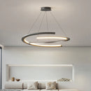 Modern Golden Ring Metal LED Ceiling Pendant Light | High-end Home Decor Living Room Ljojo