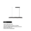 Ljojo Minimalist Long Strip Pendant Light for Full Spectrum Bar Lighting