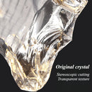 Ljojo Modern Crystal Chandelier LED Pendant Light Elegant Home Decor Hanging Lamp