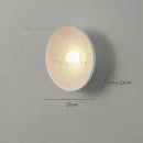 New Denmark Designer Wabi Sabi Round Wall Lamp LED for Bedroom Aisle Corridor by Ljojo