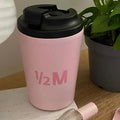 Ljojo 12oz Stainless Steel Insulated Travel Mug Thermos Vacuum Coffee Cup