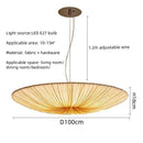 Ljojo Japanese Tea Room Pendant Light Minimalist Wabi Sabi Style for Living Room
