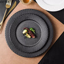 Ljojo Matte Ceramic Steak Plate Dessert Pasta Serving Dish Circular Flat Tableware