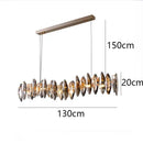 Ljojo Luxury Crystal Chandelier | Modern Dining Room Pendant Light Glowing with Elegance