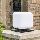 E27 LED Solar Light Energy Pillar for Fence Wall Outdoor Lighting by Ljojo