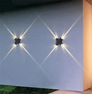 Ljojo 12W LED Wall Lamp, Modern Minimalist Style, Indoor/Outdoor, IP65 Waterproof, AC85-265V