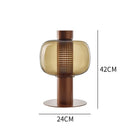 Ljojo LED Glass Table Lamp: Modern Nordic Design for Home Decor & Lighting