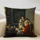 Elegant Ljojo 45x45cm Print Cushion Cover for Home, Hotel, Office Décor