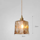 Nordic Purple Glass LED Pendant Lights - Elegant Chandelier for Kitchen & Dining Room by Ljojo