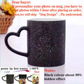 Ljojo Magic Photo Mug Customized with Your Image and Text - Ceramic Tea Cup