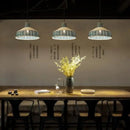 Ljojo Japanese Handmade Rattan Chandelier: Retro Pendant Light LED Suspension Lamp Home Decor
