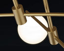 Ljojo Luxury Copper Pendant Light: Modern Magic Bean Style for Living Room