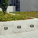 Ljojo LED Stair Lights Waterproof Outdoor Corner Lamp Villa Courtyard Step Lighting