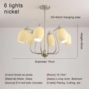 French Vintage Chandelier Hanging Light Pendant Lamp for Living Room Dining Bedroom by Ljojo.