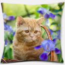 Cute Cat Series Pillowcase for Home Decor by Ljojo