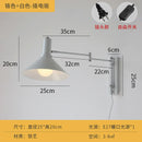 Bauhaus Atmosphere Cream Wind Swing Arm Wall Lamp LED E27 Staircase Bedside Reading by Ljojo