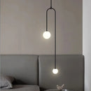 Ljojo™ Glass Ball Vertical Chandelier - Nordic Geometric Pendant Light