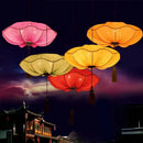 Ljojo Lotus Leaf Fabric Hanging Pendant Lights