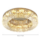 Ljojo LED Crystal Ceiling Lamp: Modern Home Decor Atmosphere Lighting