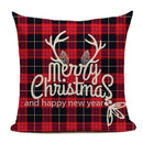 Linen Christmas Cushion Covers for Couch Living Room - Ljojo Glam Décor