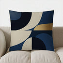 Geometric Pattern Throw Pillow by Ljojo for Modern Decor - Sofa, Bedroom, Car