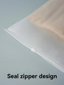 Ljojo 10pcs Portable Organizer Bag Set for Clothes, Shoe, Underwear - Waterproof, Transparent Ziplock