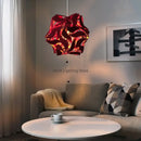 Ljojo Luxe Bauhinia Flower Chandelier: Decorative LED Lighting Fixture for Bedrooms & Clothing Stores